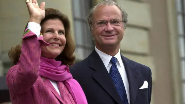 Los reyes de Suecia, Silvia y Carlos Gustavo, en una imagen de archivo
