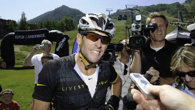El ciclista estadounidense Lance Armstrong