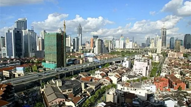 Panorámica de la ciudad china.