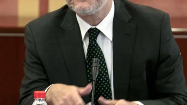 Antonio Ávila durante su comparecencia en la Comisión de Investigación