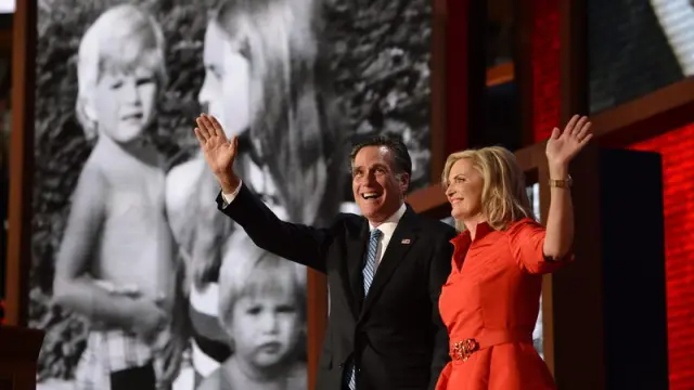 Los Romney en la Convención Nacional Republiana