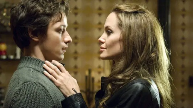 McAvoy y Jolie trabajan juntos en 'Wanted'.