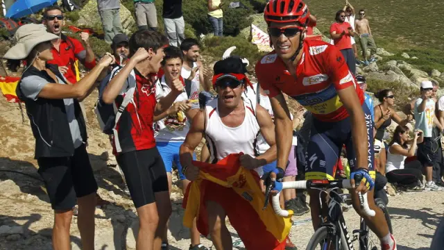 Subida de Contador a pocos metros de la meta