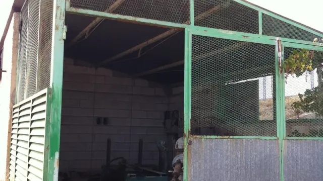Un almacén asaltado en Lumpiaque