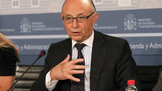 Cristóbal Montoro, ministro de Hacienda