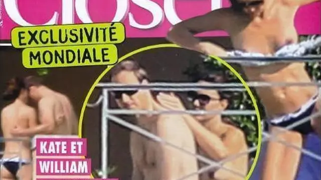 Portada de la revista francesa 'Closer' donde aparece Catalina en topless