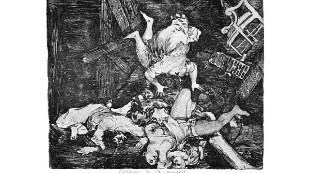 Los desastres de la guerra nº30 'Estragos de la guerra'. Francisco de Goya