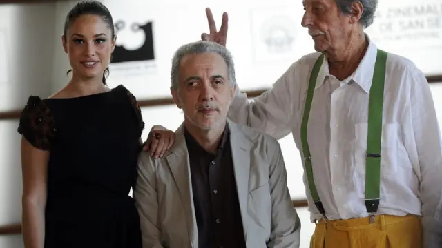 Aida Folch, Fernando Trueba y Jean Rochefort