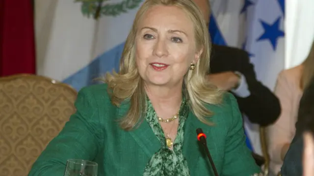La secretaria de Estado de EE. UU., Hillary Clinton.