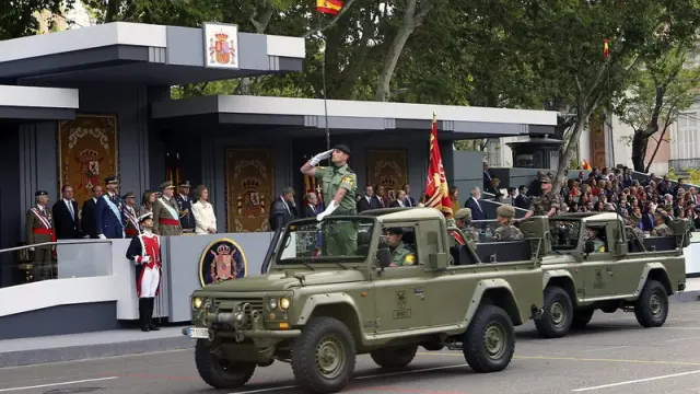 Imagen del desfile militar de Madrid