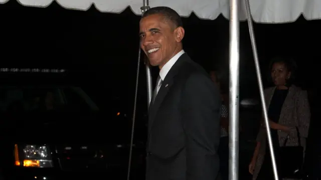 El presidente Barack Obama, a su llegada este miércoles a la Casa Blanca.