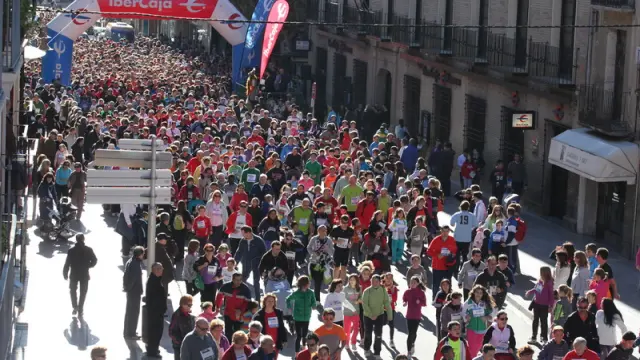 Celebración de la Carrera Popular Ibercaja en Huesca