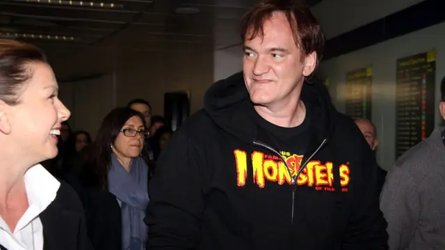 Quentin Tarantino presenta este viernes en Roma su nueva película, 'Django desencadenado'.