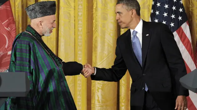 Obama y Karzai se reunieron este viernes