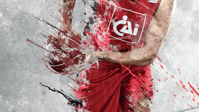 Pablo Aguilar se convierte en pintura para promocionar la Copa