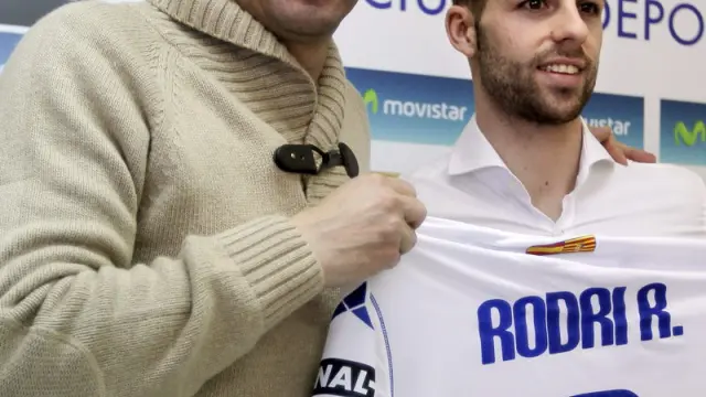 El  delantero del Real Zaragoza, Rodrigo Ríos, 'Rodri'