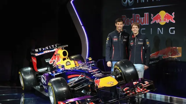 Webber y Vettel, junto al RB9
