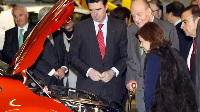 Visita del Rey a las instalaciones de Renault en Valladolid