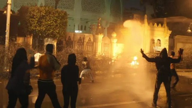 Disturbios en las calles de El Cairo