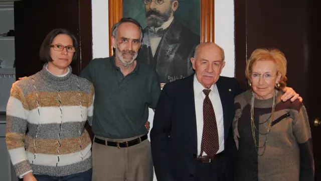 Eunice, Lorenzo, Antonio y Pilarín