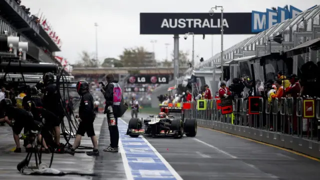 Entrenamientos de Fórmula 1 en Australia.