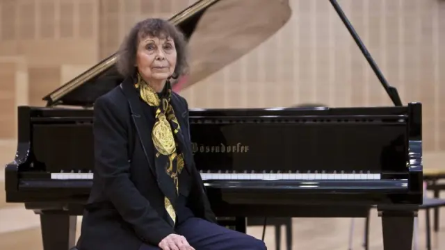 La compositora rusa Sofia Gubaidulina