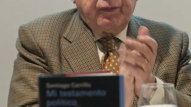 Jordi Pujol durante la presentación del libro de Santiago Carrillo