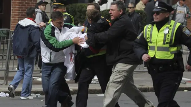 Víctimas de la explosión en la maratón de Boston