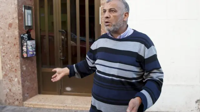 Kadur Mediouni, padre del detenido en Zaragoza por un presunto delito de terrorismo.