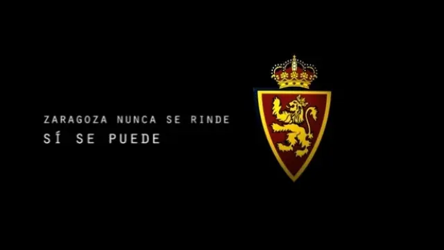 El Real Zaragoza ha lanzado un vídeo para motivar a la afición con el eslogan de 'Sí se puede'