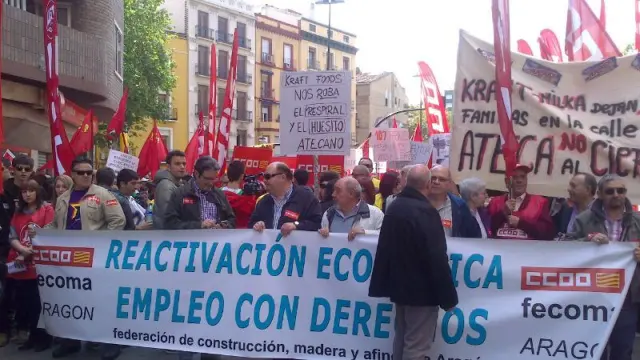 La manifestación de Zaragoza ya ha arrancado