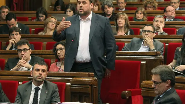 El debate en el Parlamento catalán