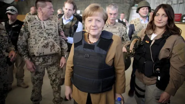 Visita de Merkel a Afganistán