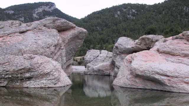 El río Bergantes a su paso por la provincia de Teruel