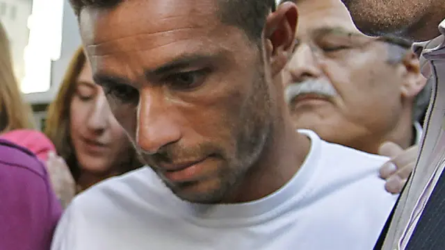 Rubén Castro, a la salida de los Juzgados