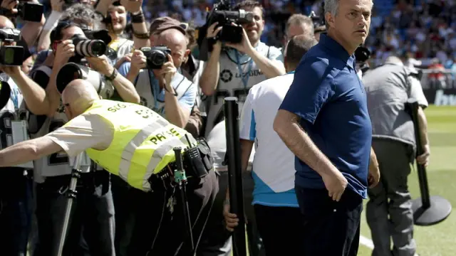 Mourinho, foco de atención antes del partido