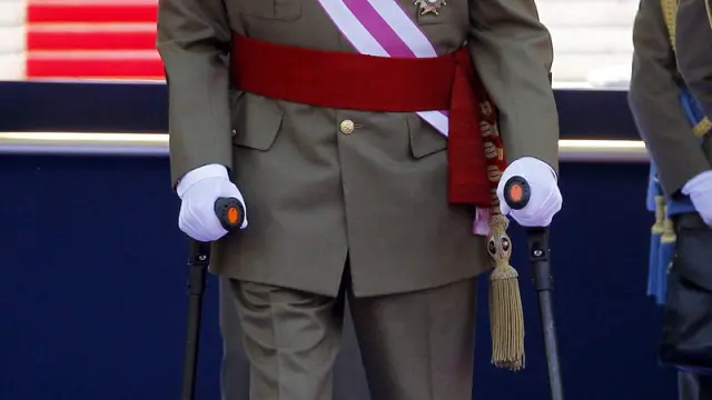 Don Juan Carlos asistió este sábado al acto principal del Día de las Fuerzas Armadas