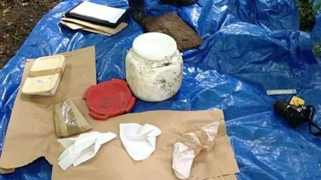Los materiales encontrados en el zulo de los GRAPO