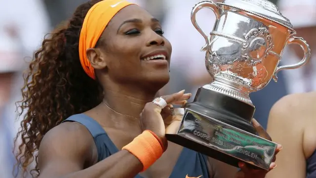 Serena Williams tras ganar el torneo.