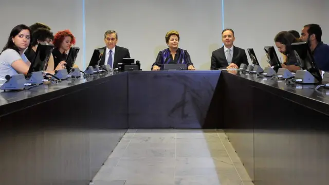 Reunión con la presidenta de Brasil