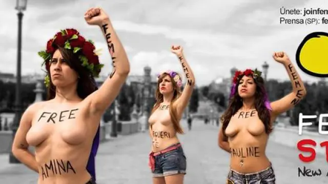 Foto del Facebook español de FEMEN