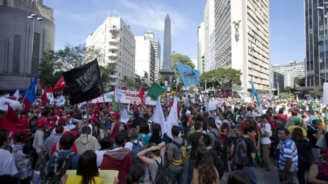 Las protestas han marcado el día  a día en Brasil en las últimas semanas