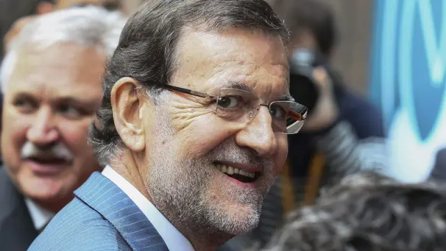 Rajoy, a su llegada a la cumbre