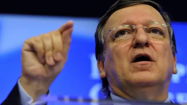 El presidente de la Comisión europea, José Manuel Durao Barroso.
