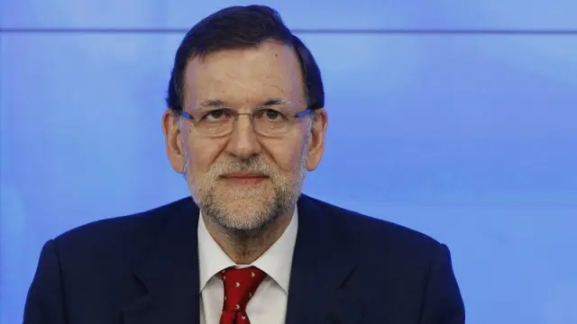 Rajoy, durante la reunión ejecutiva de su partido.