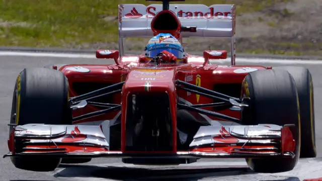Fernando Alonso, en los entrenamientos