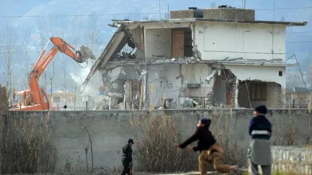 La casa de Bin Laden en Pakistán fue demolida en febrero de 2012 para que no se convirtiera en un símbolo
