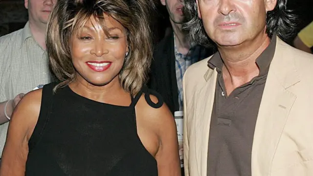 Tina Turner y su recién marido Erwin Bach