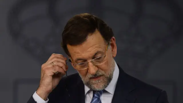 Mariano Rajoy en una imagen de este lunes