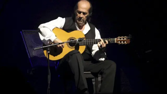 Paco de Lucía en su concierto en Pirineos Sur